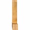 Ekena Millwork Portland Rough Sawn Timber Gable Bracket, Western Red Cedar, 84"W x 35"H x 6"D x 6"F, 10/12 Pitch GBW084X35X0606POR00RWR - alternate 5